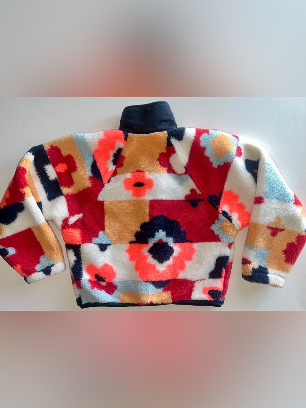 🆕 Free People Movement Hit The Slopes Printed Fleece Button Down Jacket $198 XS - Picture 6 of 16